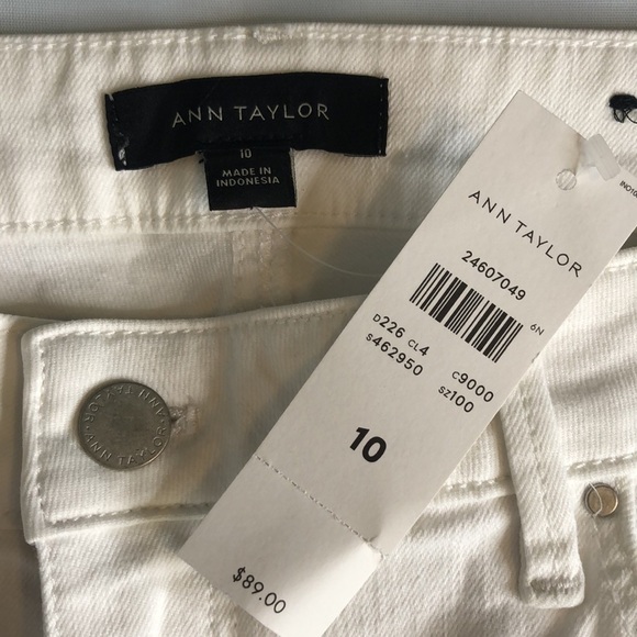 Ann Taylor THE SKINNY IN CURVY White Jean
Size 10 - Picture 7 of 9